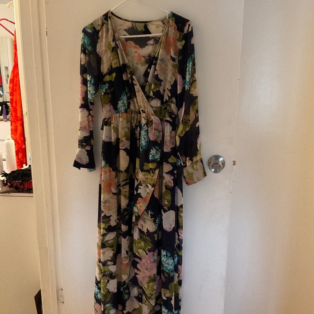 Miss Avenue Navy maxi sz sm